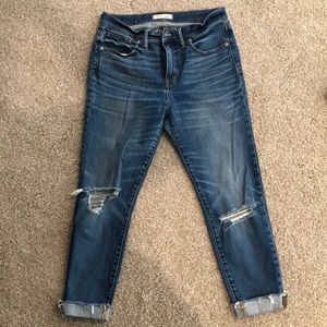 Madewell 9” High Riser Skinny Skinny Crop Sz 29